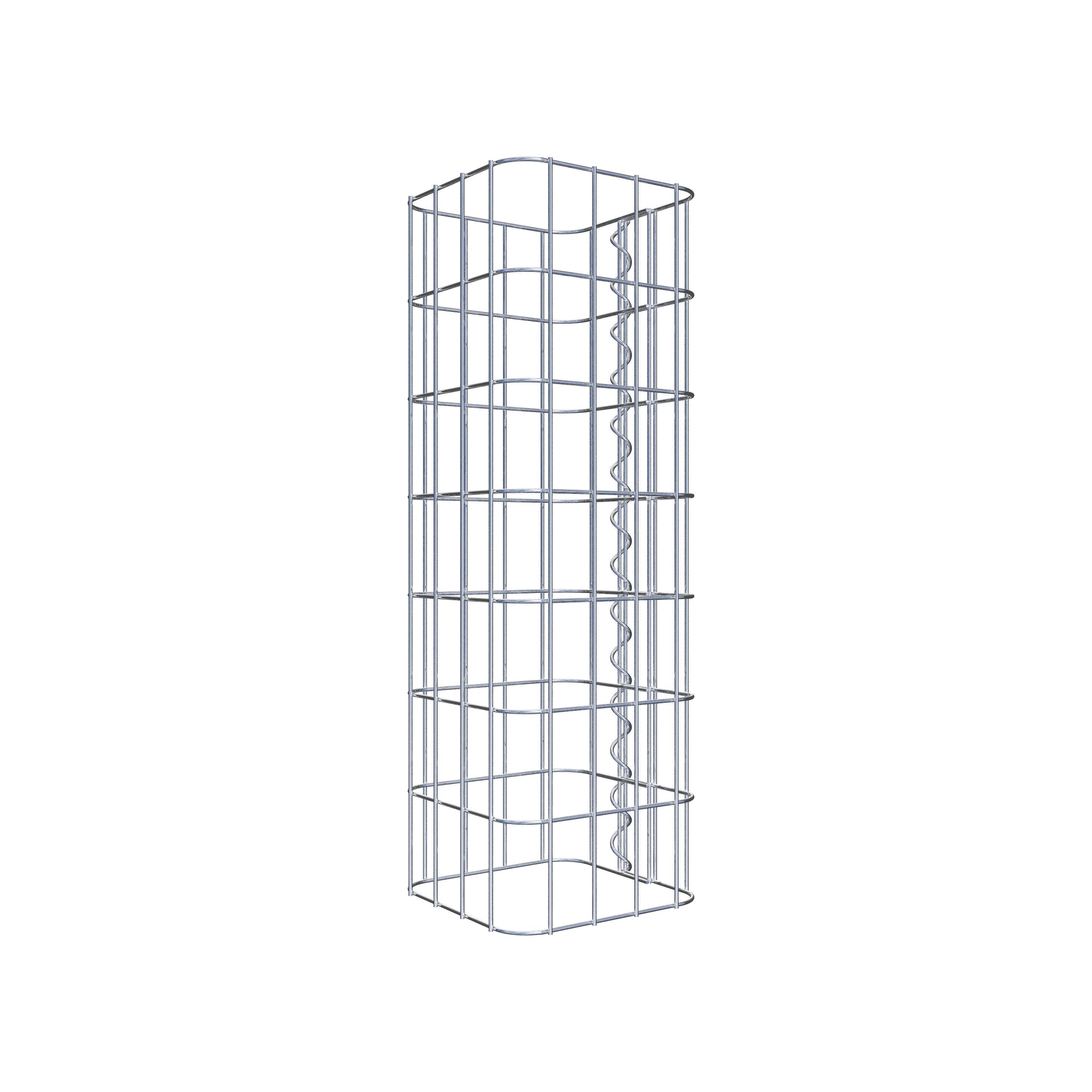 Colonne gabion 22 x 22 cm, MW 5 x 10 cm carré