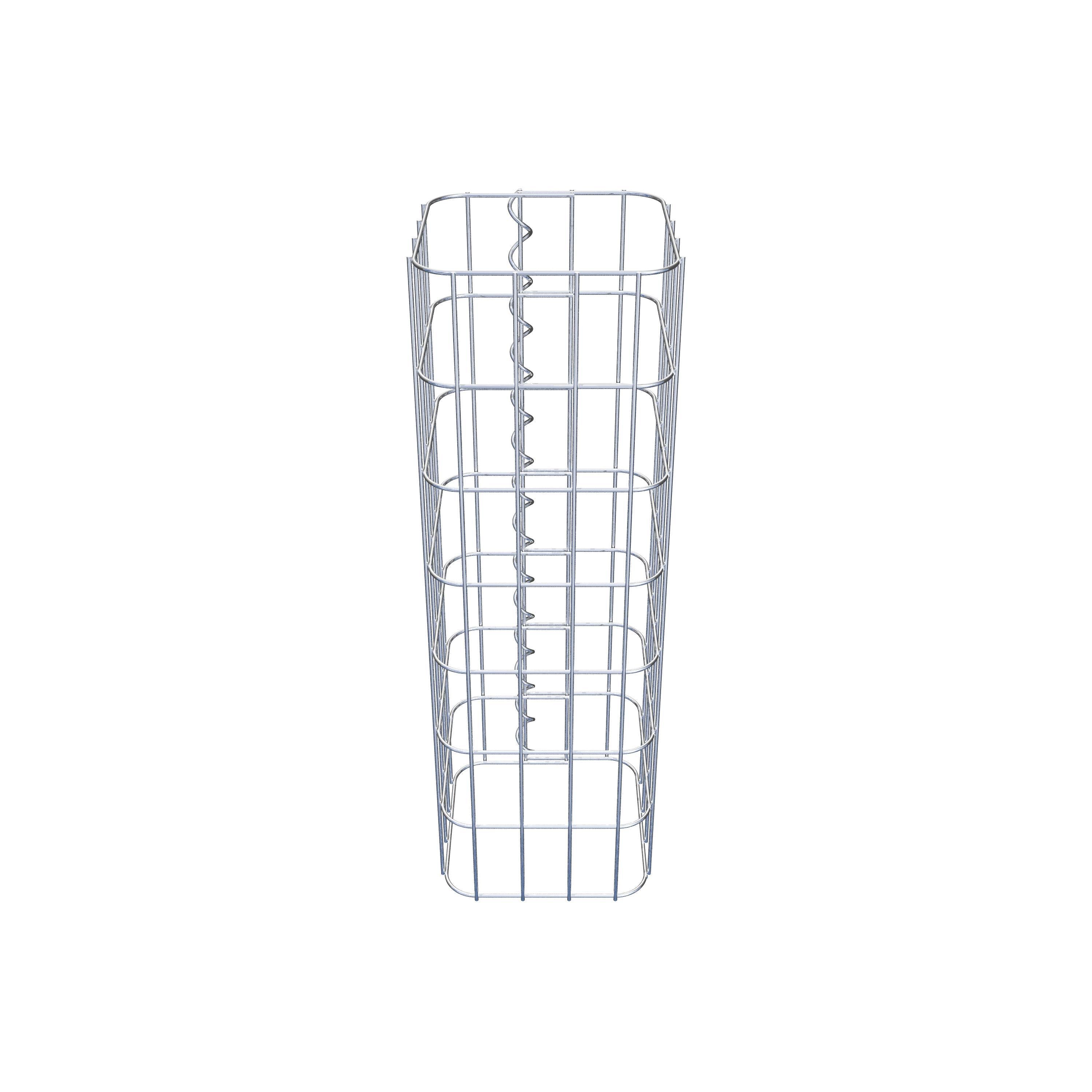 Colonne gabion 22 x 22 cm, MW 5 x 10 cm carré