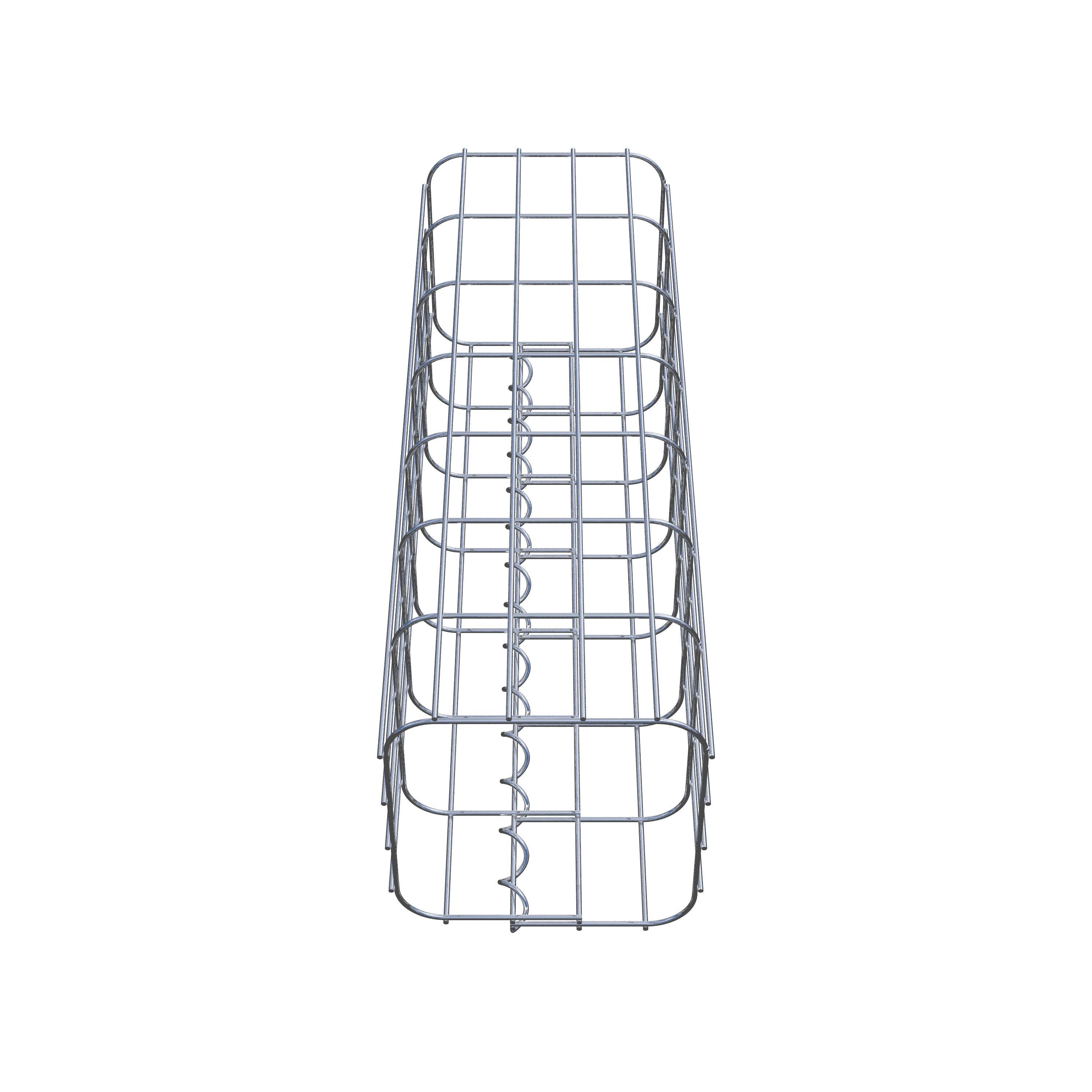 Colonne gabion 22 x 22 cm, MW 5 x 10 cm carré