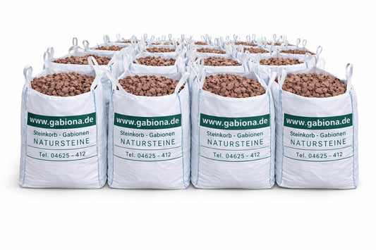 5x Big Bags 95 x 65 x 120 cm (L x D x H) - with imprint - very stable - 1,250 kg SWL