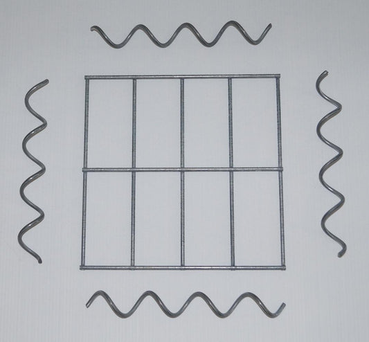 Coperchio per colonna MW 5 x 10 cm incl. 4 spirali di montaggio