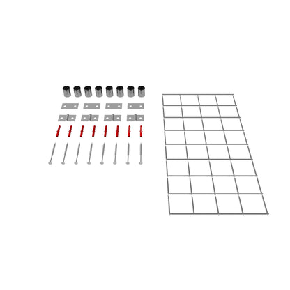 Grille décorative / treillis (matériel de montage inclus) Mailles 5 x 5 cm