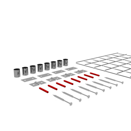 Grille décorative / treillis (matériel de montage inclus) Mailles 5 x 5 cm