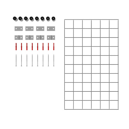 Grille décorative / treillis (matériel de montage inclus) Mailles 5 x 5 cm