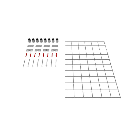 Grille décorative / treillis (matériel de montage inclus) Mailles 5 x 5 cm