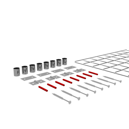 Grille décorative / treillis (matériel de montage inclus) Mailles 5 x 5 cm