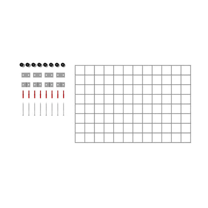 Grille décorative / treillis (matériel de montage inclus) Mailles 5 x 5 cm