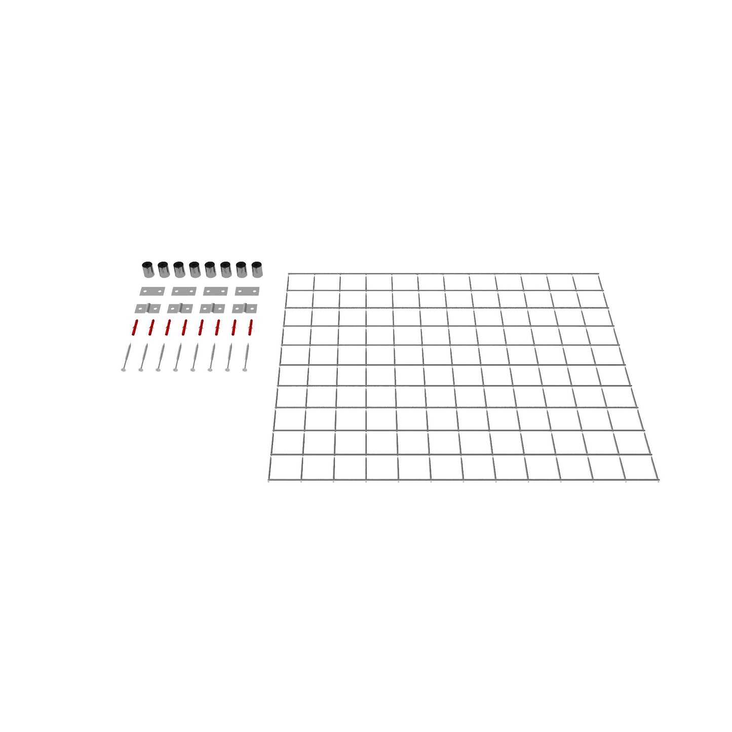 Grille décorative / treillis (matériel de montage inclus) Mailles 5 x 5 cm