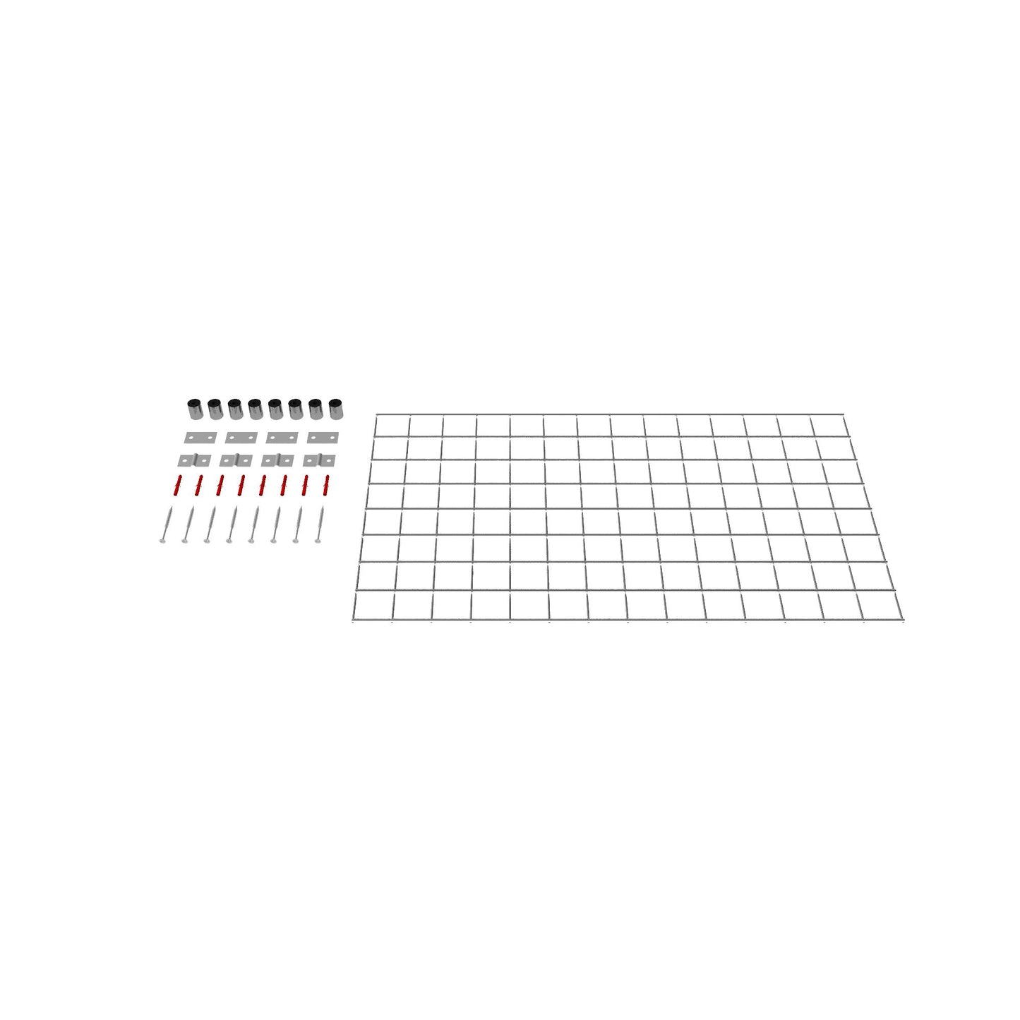 Grille décorative / treillis (matériel de montage inclus) Mailles 5 x 5 cm