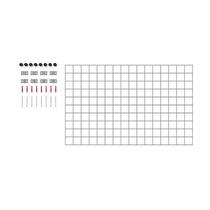 Grille décorative / treillis (matériel de montage inclus) Mailles 5 x 5 cm