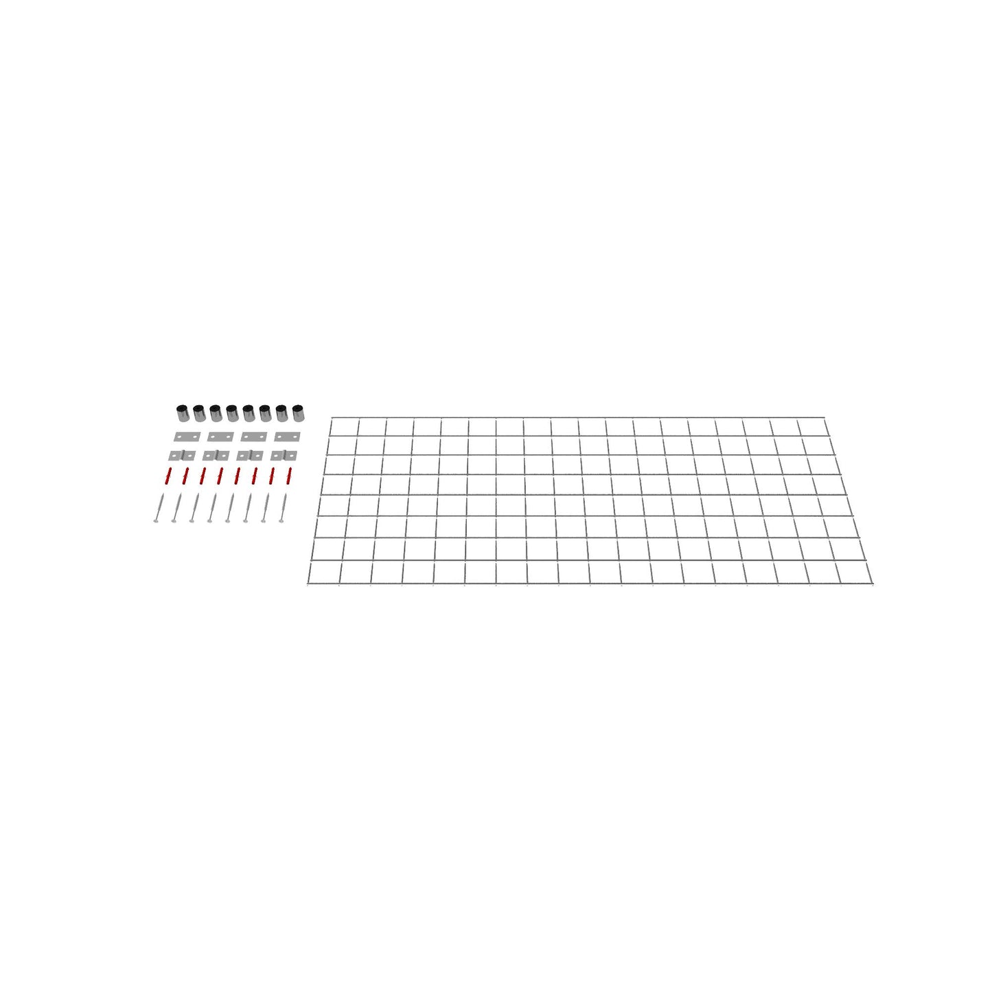 Grille décorative / treillis (matériel de montage inclus) Mailles 5 x 5 cm