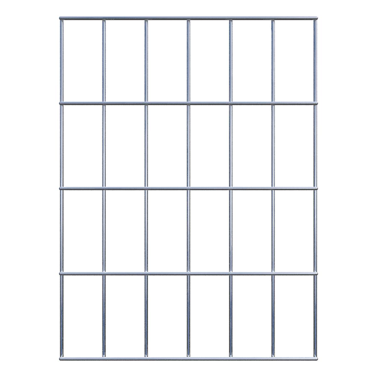 Treliça decorativa / treliça (incl. material de montagem) tamanho da malha 5 x 10 cm