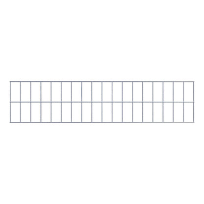 Treliça decorativa / treliça (incl. material de montagem) tamanho da malha 5 x 10 cm