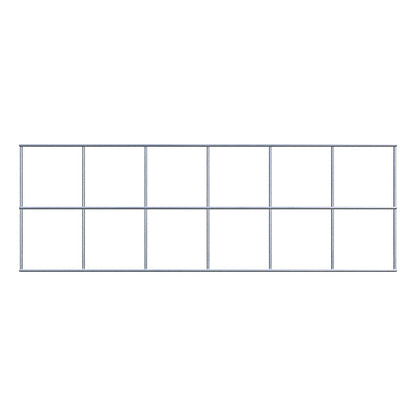 Decorative trellis / trellis (including mounting material) mesh size 10 x 10 cm