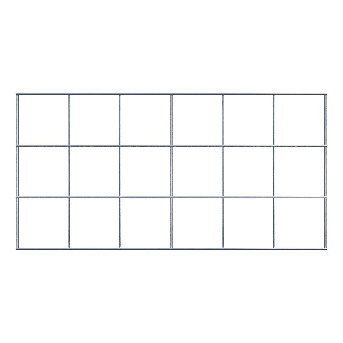 Decorative trellis / trellis (including mounting material) mesh size 10 x 10 cm