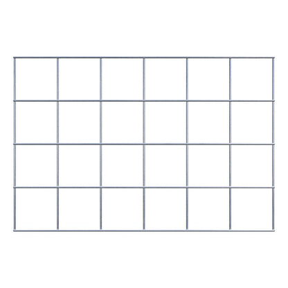 Decorative trellis / trellis (including mounting material) mesh size 10 x 10 cm