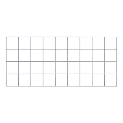 Decorative trellis / trellis (including mounting material) mesh size 10 x 10 cm