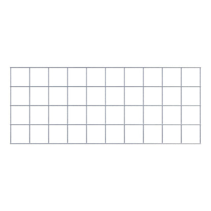 Decorative trellis / trellis (including mounting material) mesh size 10 x 10 cm