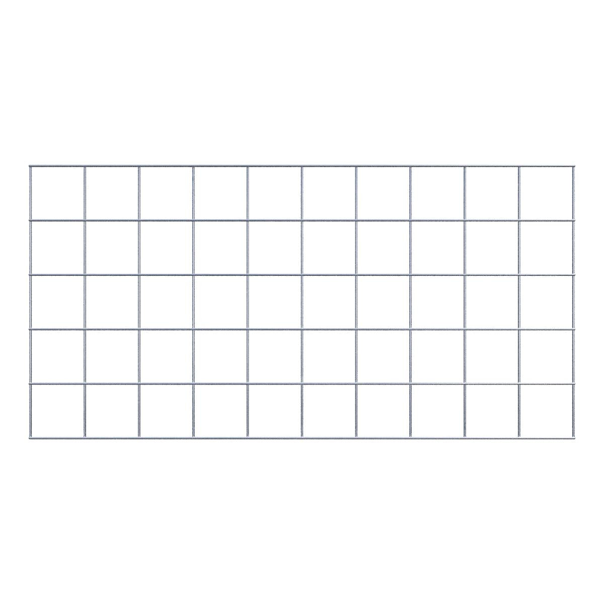 Decorative trellis / trellis (including mounting material) mesh size 10 x 10 cm