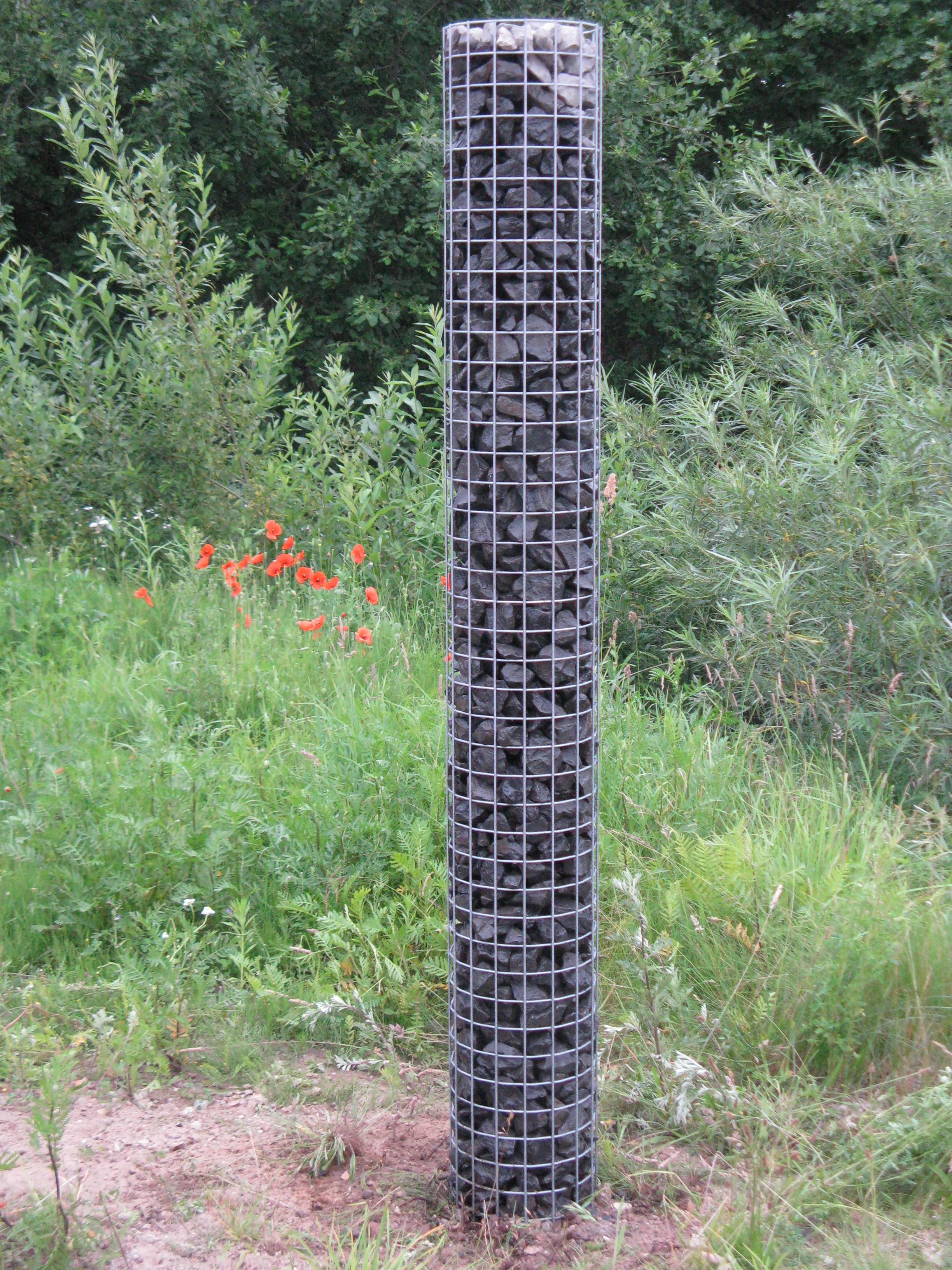 Colonne de gabion diamètre 27 cm MW 5 x 5 cm ronde