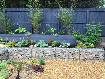 Set di 2 gabbioni 100 cm x 50 cm x 30 cm (L x A x P), maglia 5 x 5 cm, spirale