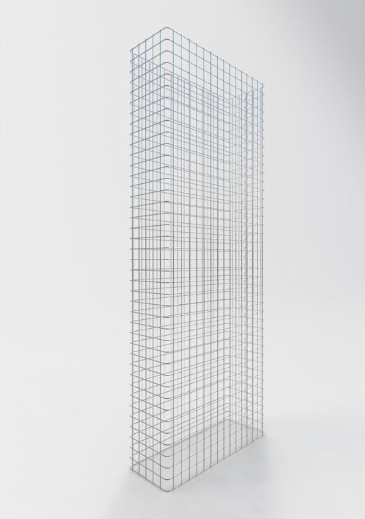 Clôture en gabion Longueur 77 cm, hauteur 200 cm, profondeur 27 cm, mailles 5 x 5 cm
