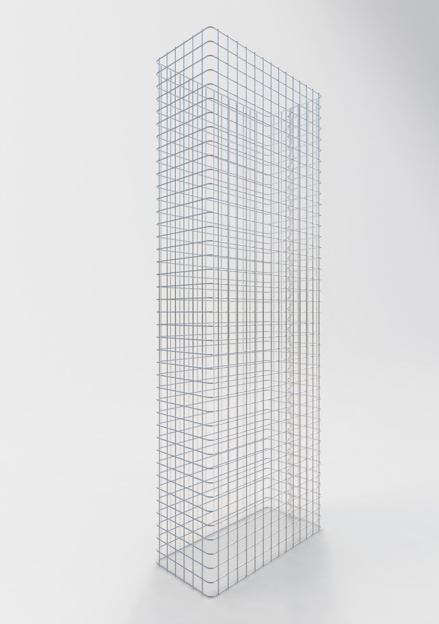 Recinzione in gabbioni lunghezza 72 cm, altezza 200 cm, profondità 32 cm, maglia 5 x 5 cm