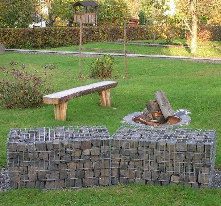 Gabion 100 cm x 50 cm x 50 cm (L x H x P), maille 5 cm x 10 cm, spirale