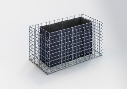 Raised bed square 100 cm x 50 cm x 50 cm (L x H x D), mesh size 5 x 5 cm, wall thickness 10 cm