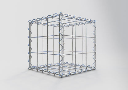 Gabion 30 cm x 30 cm x 30 cm (L x H x D), mesh size 10 cm x 10 cm, spiral