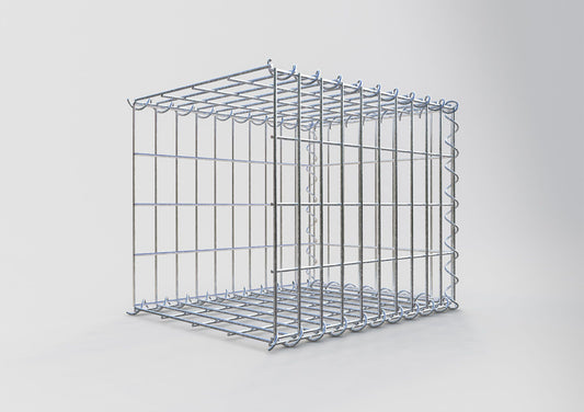 Grown-on gabion type 2 50 cm x 40 cm x 40 cm (L x H x D), mesh size 5 cm x 10 cm, spiral