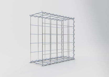 Add-on schanskorf type 2 50 cm x 50 cm x 20 cm (L x H x D), maaswijdte 10 cm x 10 cm, spiraal