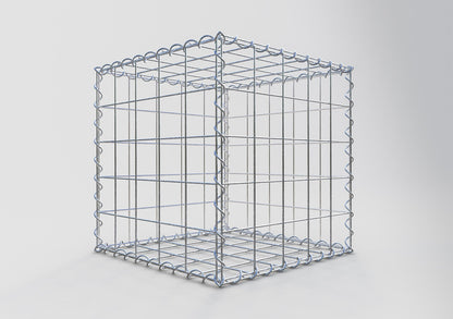 Gabion 50 cm x 50 cm x 50 cm (L x H x D), maskestørrelse 10 cm x 10 cm, spiral