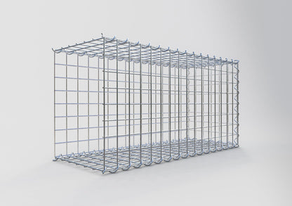 Gabion rapporté type 2 80 cm x 40 cm x 30 cm (L x H x P), mailles 5 cm x 5 cm, spirale