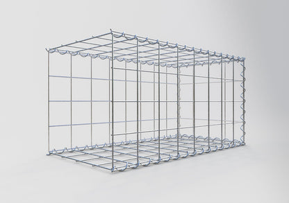Opvokset gabion type 2 80 cm x 40 cm x 40 cm (L x H x D), maskestørrelse 10 cm x 10 cm, spiral