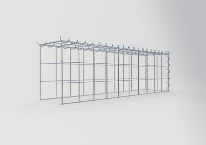 Gabião tipo 4 100 cm x 30 cm x 20 cm (C x A x P), malhagem 10 cm x 10 cm, espiral