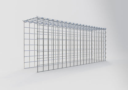 Gabion rapporté type 4 100 cm x 40 cm x 20 cm (L x H x P), mailles 5 cm x 5 cm, spirale