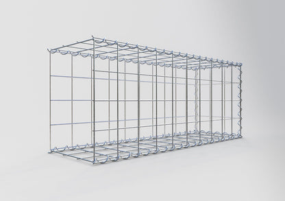 Gavión adulto tipo 2 100 cm x 40 cm x 30 cm (largo x alto x profundidad), tamaño de malla 10 cm x 10 cm, espiral