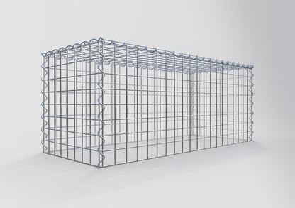 Extra gabion typ 3 100 cm x 40 cm x 40 cm (L x H x D), maskstorlek 5 cm x 5 cm, spiral