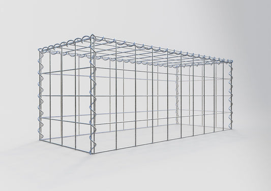 Gabbione aggiuntivo tipo 3 100 cm x 40 cm x 40 cm (L x A x P), maglia 10 cm x 10 cm, spirale