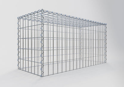 Gavión complementario tipo 3 100 cm x 50 cm x 40 cm (L x A x P), malla 5 cm x 10 cm, espiral