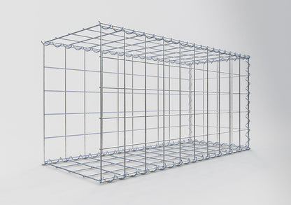 Gavión complementario tipo 2 100 cm x 50 cm x 40 cm (L x A x P), malla 10 cm x 10 cm, espiral