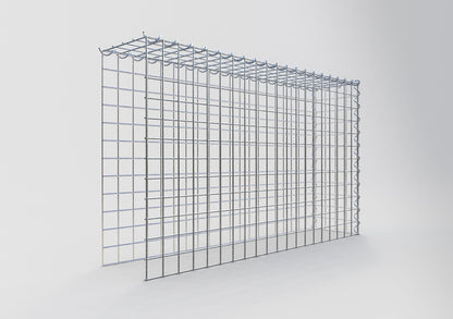 Gabion rapporté type 4 100 cm x 60 cm x 20 cm (L x H x P), mailles 5 cm x 5 cm, spirale