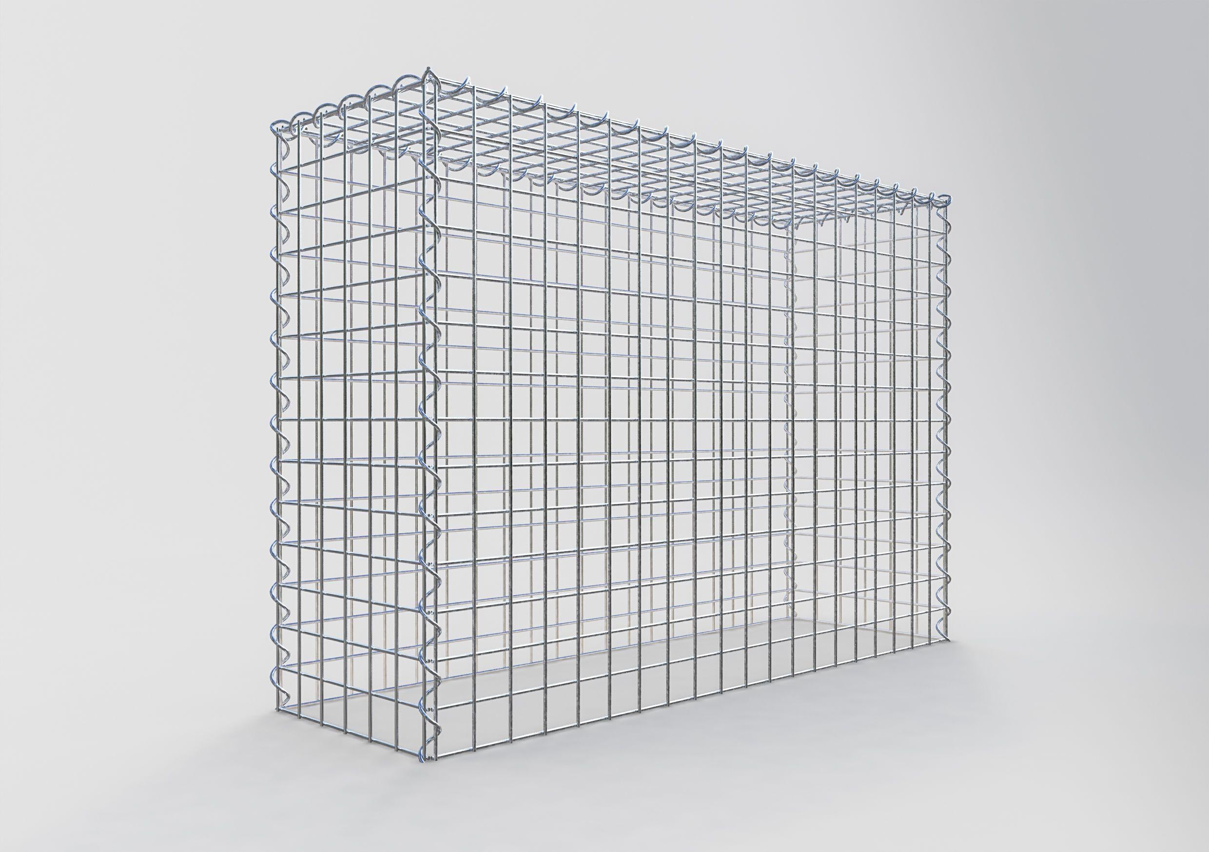 Gabion sur toile type 3 100 cm x 70 cm x 30 cm (L x H x P), maille 5 cm x 5 cm, spirale