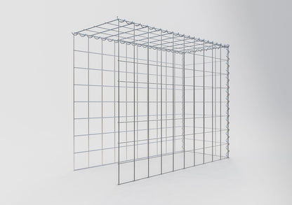 Anbaugabione Typ 4 100 cm x 80 cm x 40 cm (L x H x T), Maschenweite 10 cm x 10 cm, Spirale