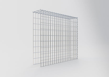 Add-on schanskorf type 4 100 cm x 90 cm x 20 cm (L x H x D), maaswijdte 5 cm x 10 cm, spiraalvormig