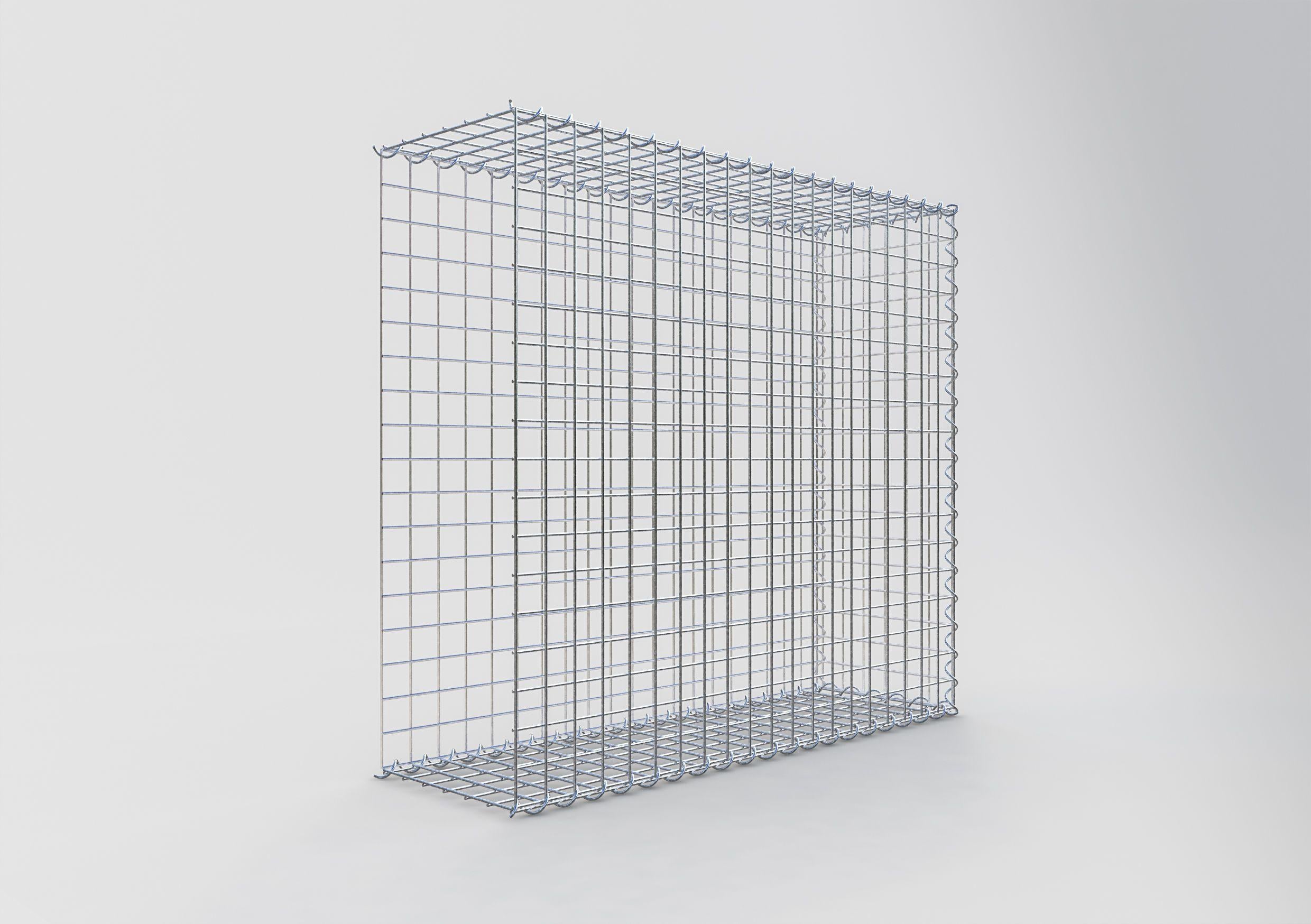 Gabion sur toile type 2 100 cm x 90 cm x 30 cm (L x H x P), maille 5 cm x 5 cm, spirale