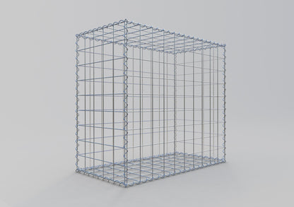 Schanskorf 100 cm x 90 cm x 50 cm (L x H x D), maaswijdte 10 cm x 10 cm, spiraalvormig