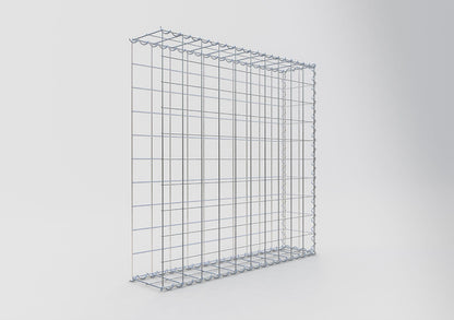 Extra gabion typ 2 100 cm x 100 cm x 20 cm (L x H x D), maskstorlek 10 cm x 10 cm, spiral