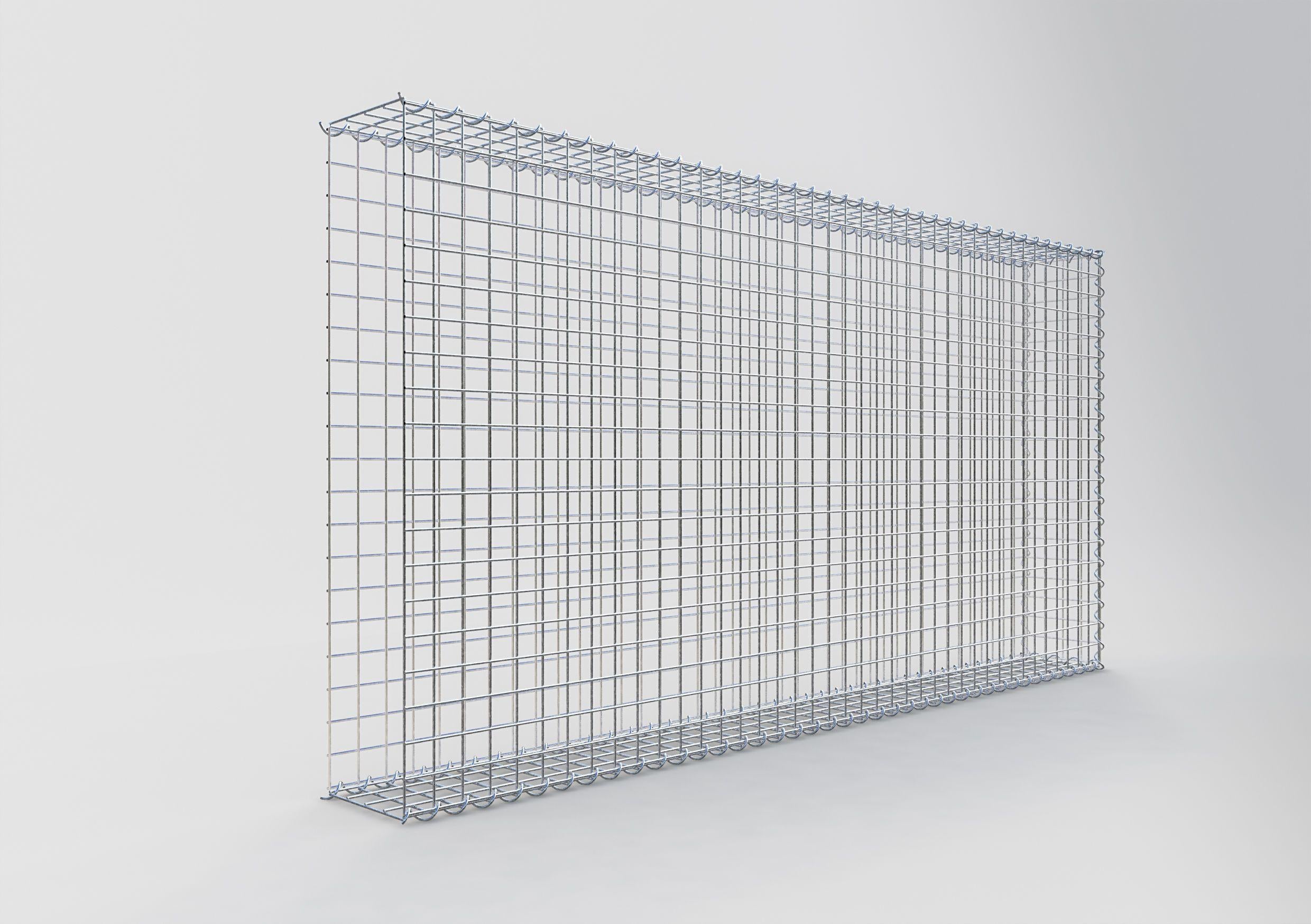 Gabion sur toile type 2 200 cm x 100 cm x 20 cm (L x H x P), maille 5 cm x 5 cm, spirale